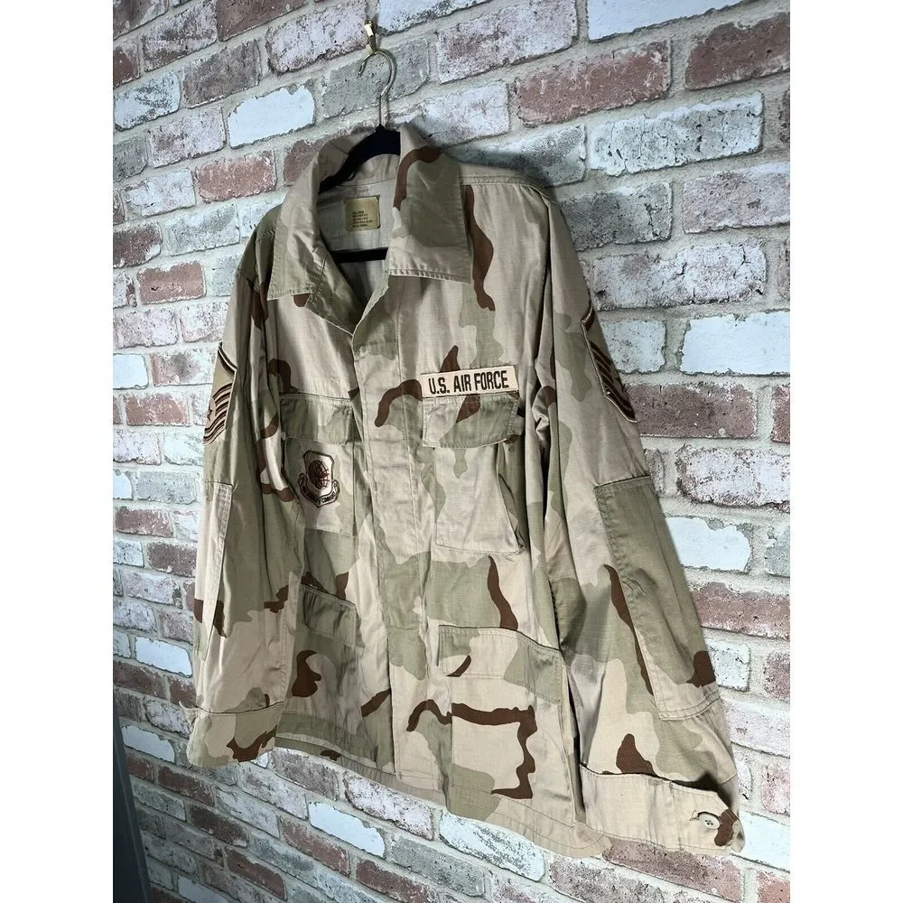 U.S. Air Force‎ 3-Color Desert Camouflage Pattern Combat Coat Size Large